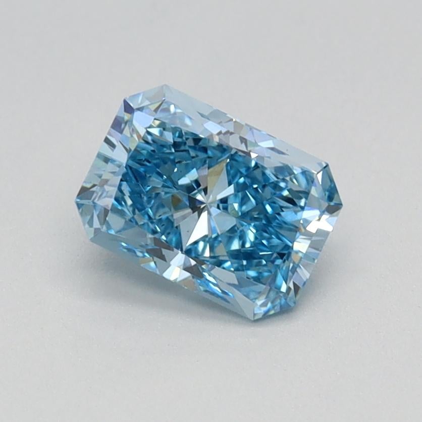 0.70 Ct. Fancy Vivid Blue Radiant Lab Grown Diamond
