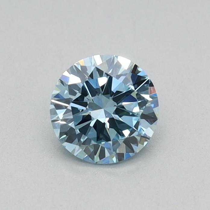 0.29 Ct. Fancy Vivid Blue Round Lab Grown Diamond