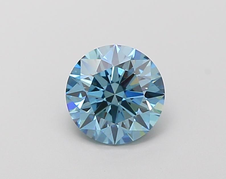 1.06 Ct. Fancy Vivid Blue Round Lab Grown Diamond