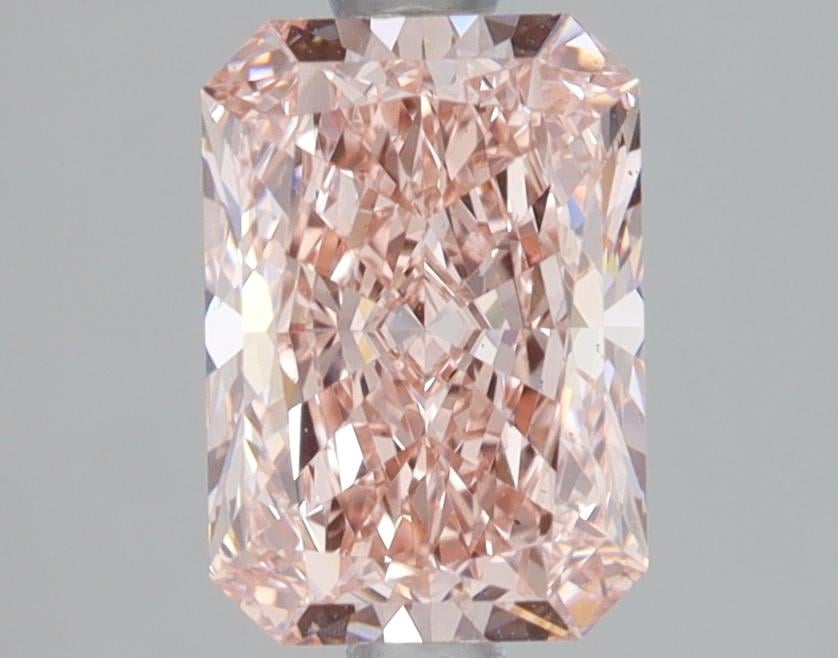 1.74 Ct. Fancy Intense Pink Radiant Lab Grown Diamond