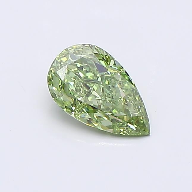 0.50 Ct. Fancy Vivid Green Pear Lab Grown Diamond