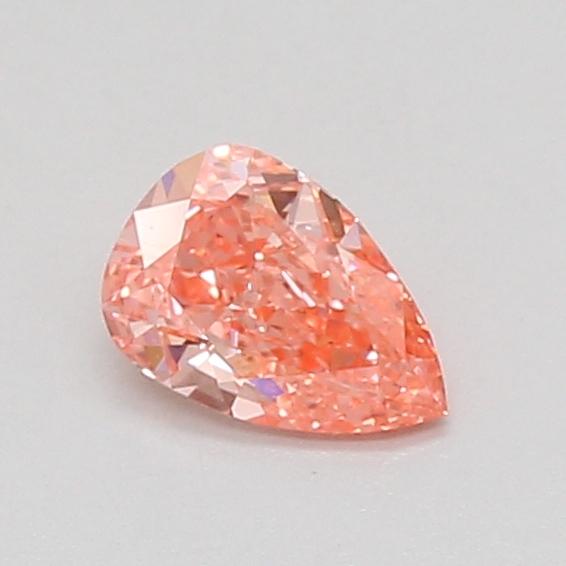 0.49 Ct. Fancy Vivid Pink Pear Lab Grown Diamond