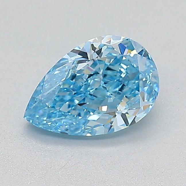 1.03 Ct. Fancy Vivid  Blue Pear Lab Grown Diamond