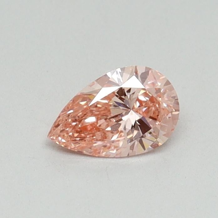 0.32 Ct. Fancy Vivid Pink Pear Lab Grown Diamond