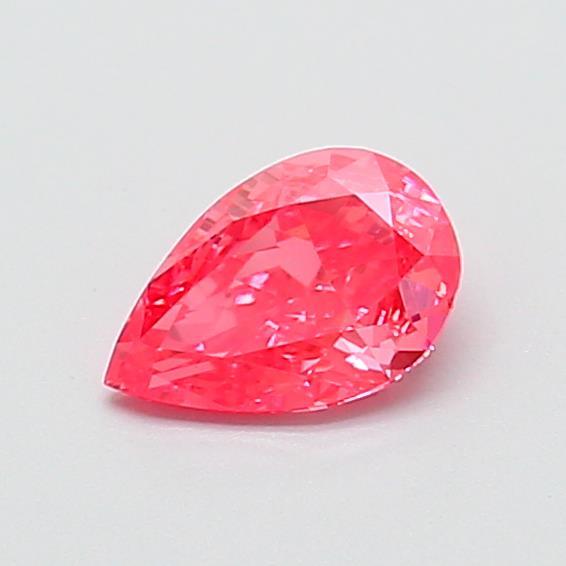 0.57 Ct. Fancy Vivid Pink Pear Lab Grown Diamond