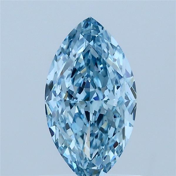 1.10 Ct. Fancy Vivid Blue Marquise Lab Grown Diamond