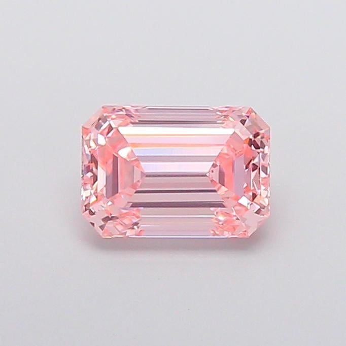 1.74 Ct. Fancy Intense Pink Emerald Lab Grown Diamond