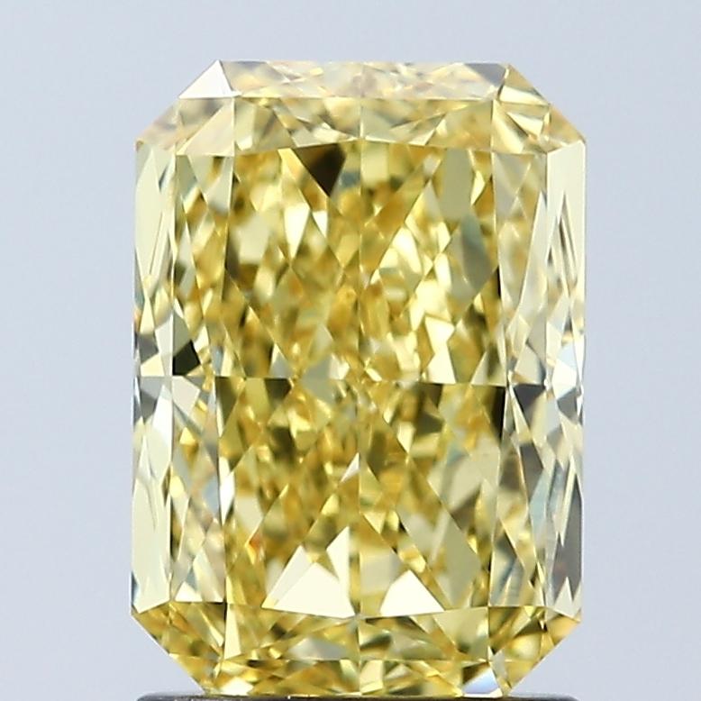 2.04 Ct. Fancy Vivid Yellow Radiant Lab Grown Diamond