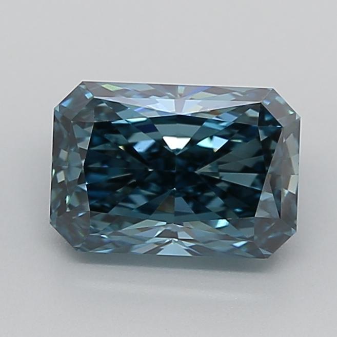 2.29 Ct. Fancy Vivid  Blue Radiant Lab Grown Diamond