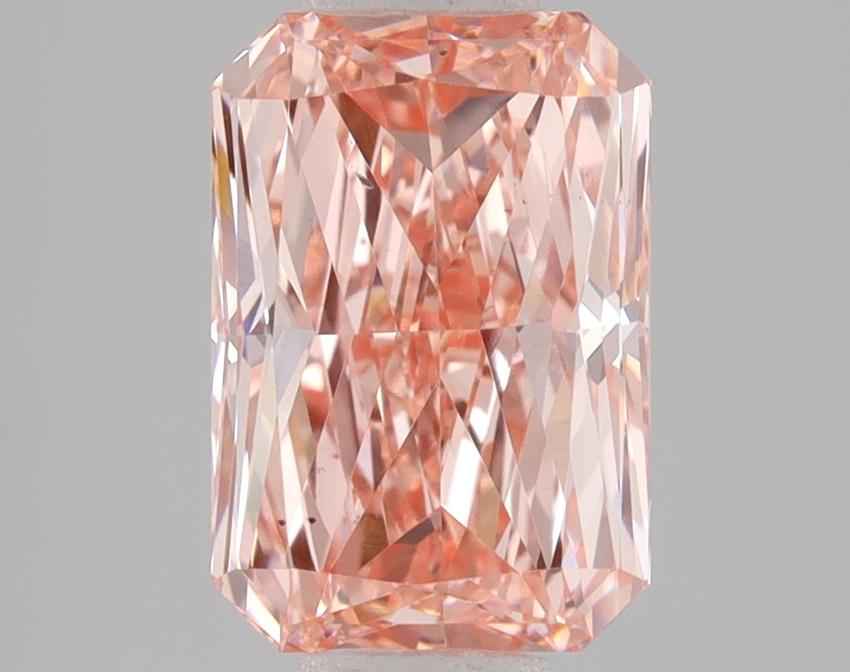 2.00 Ct. Fancy Vivid Pink Radiant Lab Grown Diamond