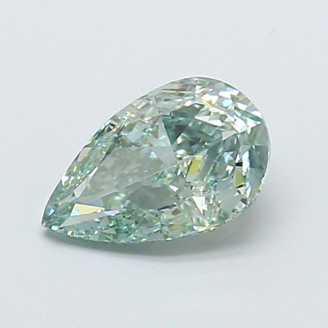 1.25 Ct. Fancy Intense Green Pear Lab Grown Diamond