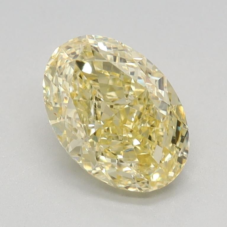 1.07 Ct. Fancy Intense Yellow Oval Lab Grown Diamond