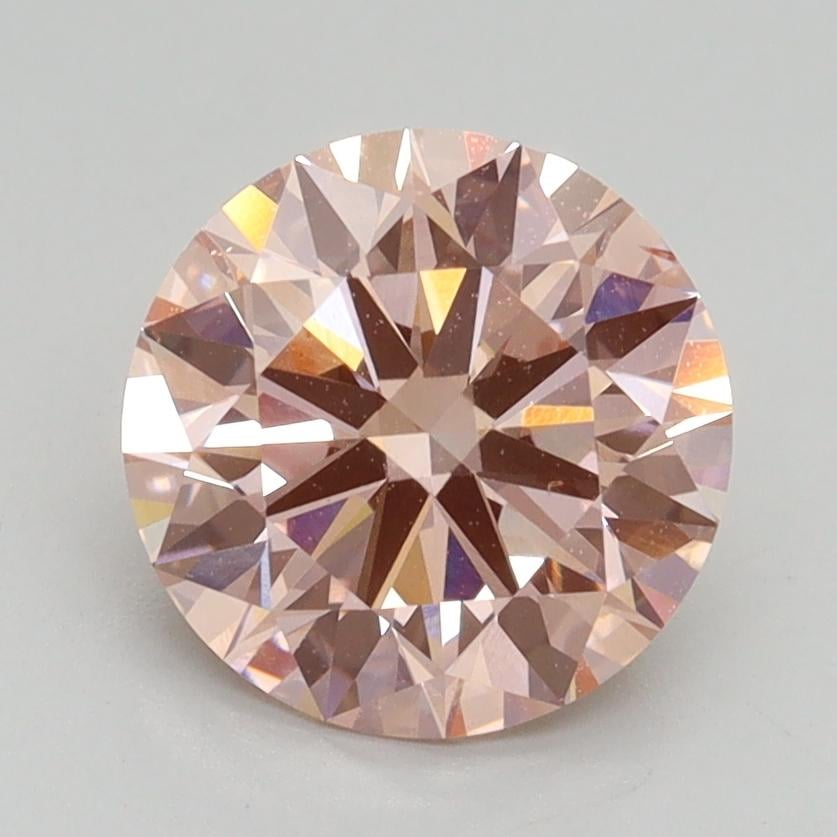 2.00 Ct. Fancy Intense Pink Round Lab Grown Diamond