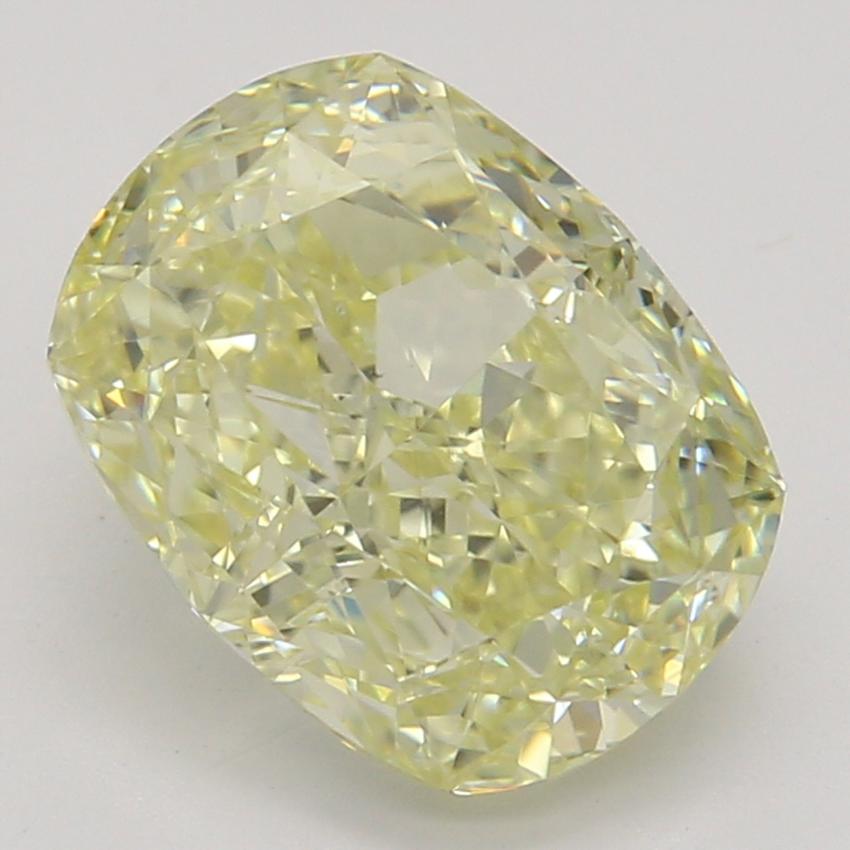 1.57 Ct. Fancy Light Yellow Cushion Diamond