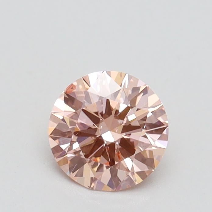 0.52 Ct. Fancy Intense Pink Round Lab Grown Diamond