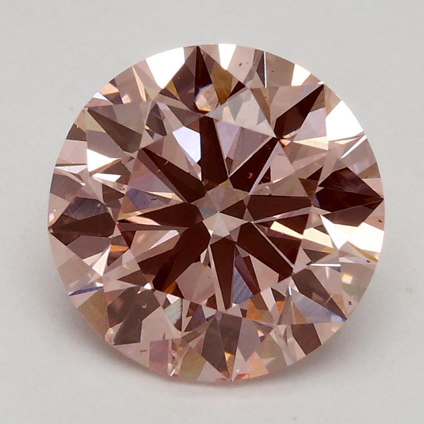2.22 Ct. Fancy Intense Pink Round Lab Grown Diamond