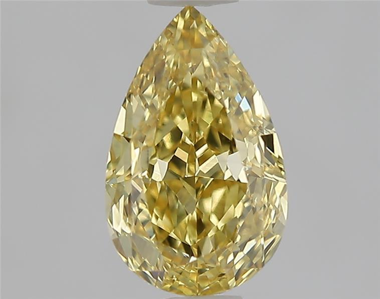 1.05 Ct. Fancy Yellow Pear Lab Grown Diamond