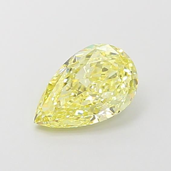 1.01 Ct. Fancy Intense Yellow Pear Lab Grown Diamond