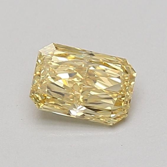 0.59 Ct. Fancy Vivid Yellow Radiant Lab Grown Diamond