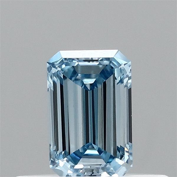 0.31 Ct. Fancy Vivid Blue Emerald Lab Grown Diamond