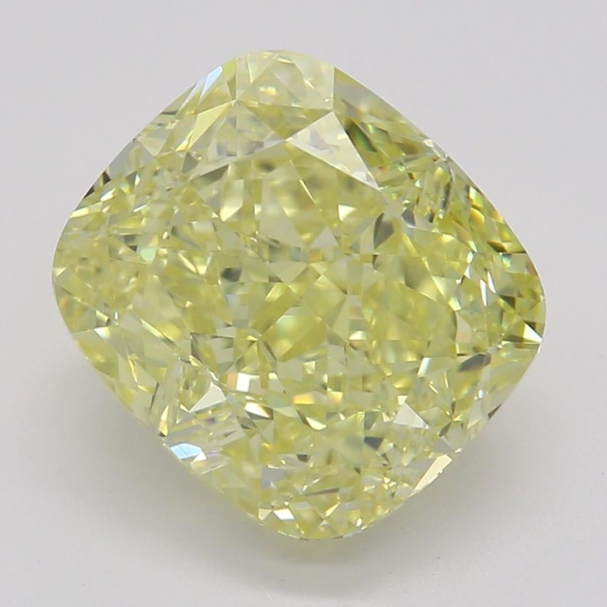 2.43 Ct. Fancy Yellow Cushion Diamond