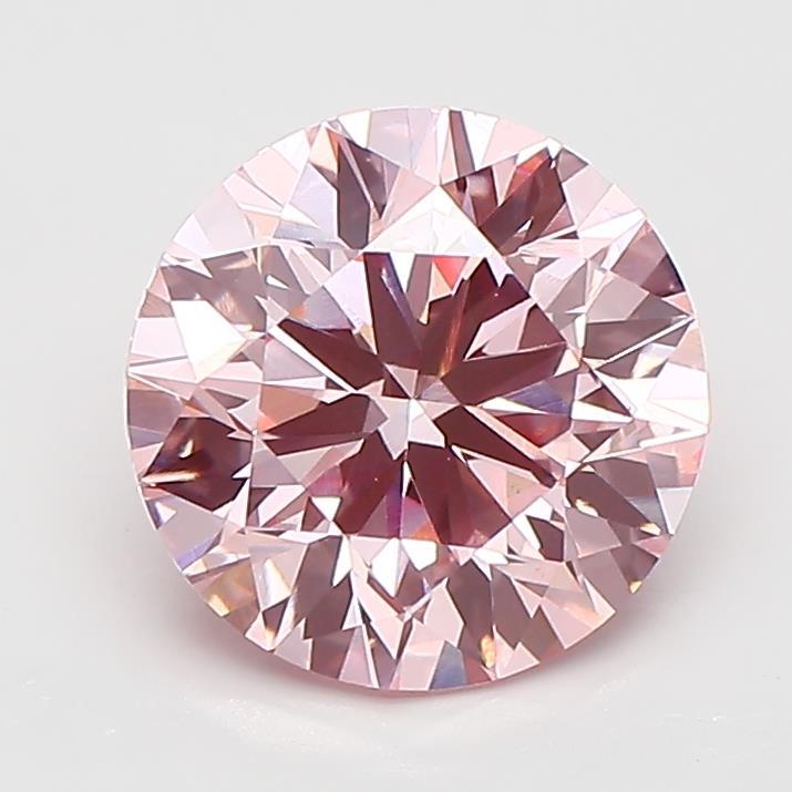 3.00 Ct. Fancy Vivid  Pink Round Lab Grown Diamond