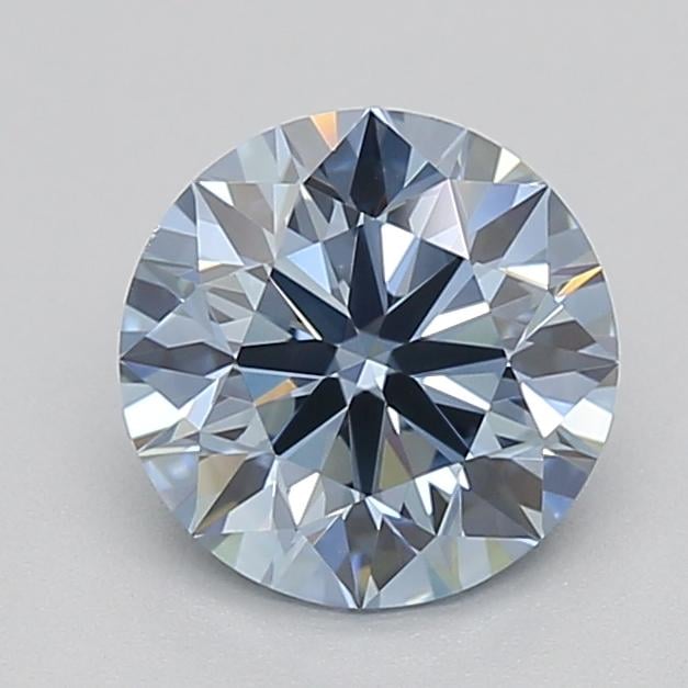 1.03 Ct. Fancy Vivid  Blue Round Lab Grown Diamond