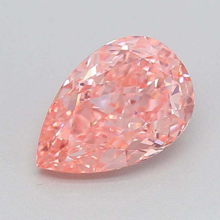1.51 Ct. Fancy Vivid  Pink Pear Lab Grown Diamond