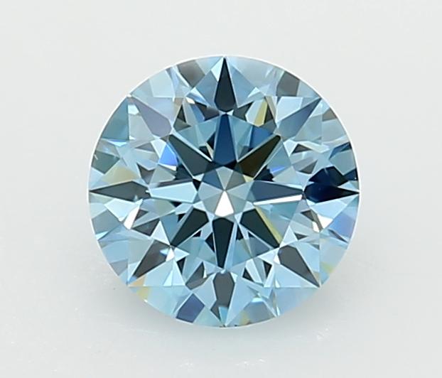 1.02 Ct. Fancy Vivid  Blue Round Lab Grown Diamond