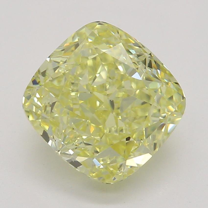 1.51 Ct. Fancy Intense Yellow Cushion Diamond