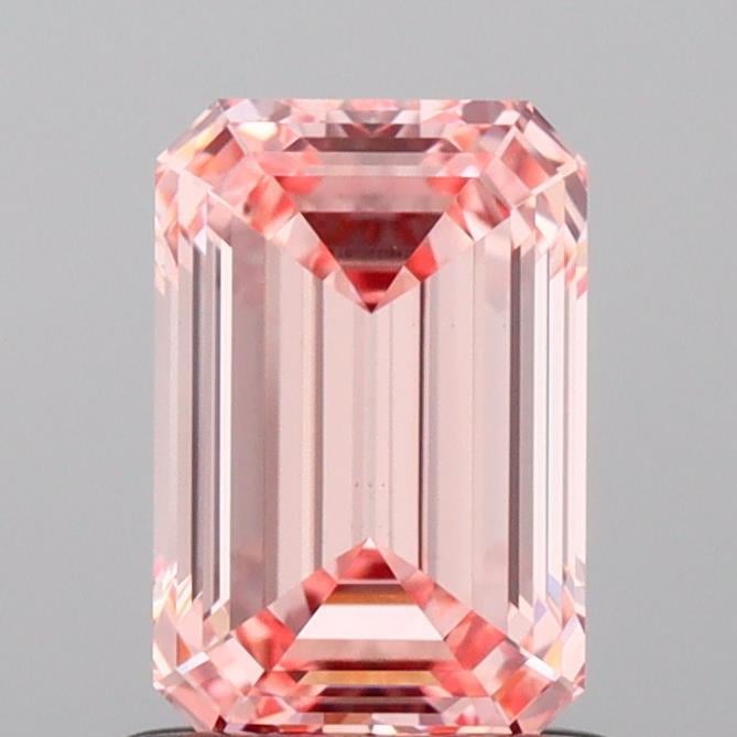 1.01 Ct. Fancy Vivid Pink Emerald Lab Grown Diamond