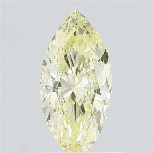 0.47 Ct. Fancy Light Yellow Marquise Lab Grown Diamond