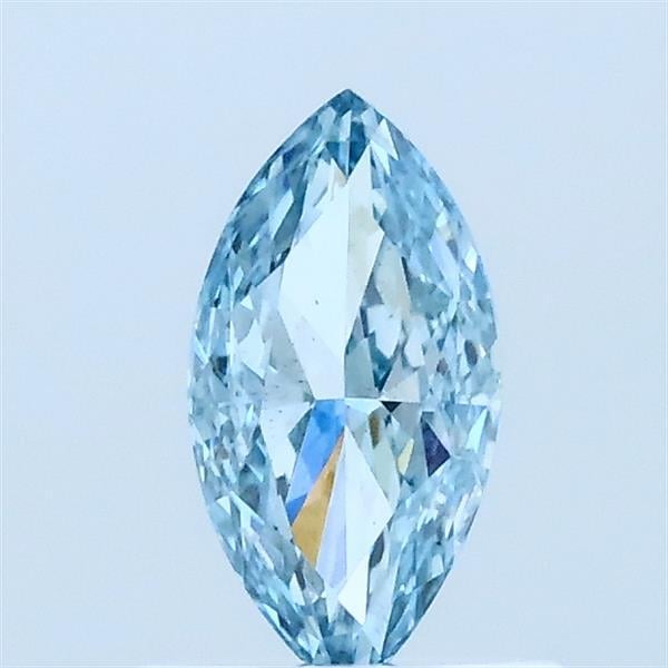 0.49 Ct. Fancy Vivid Blue Marquise Lab Grown Diamond
