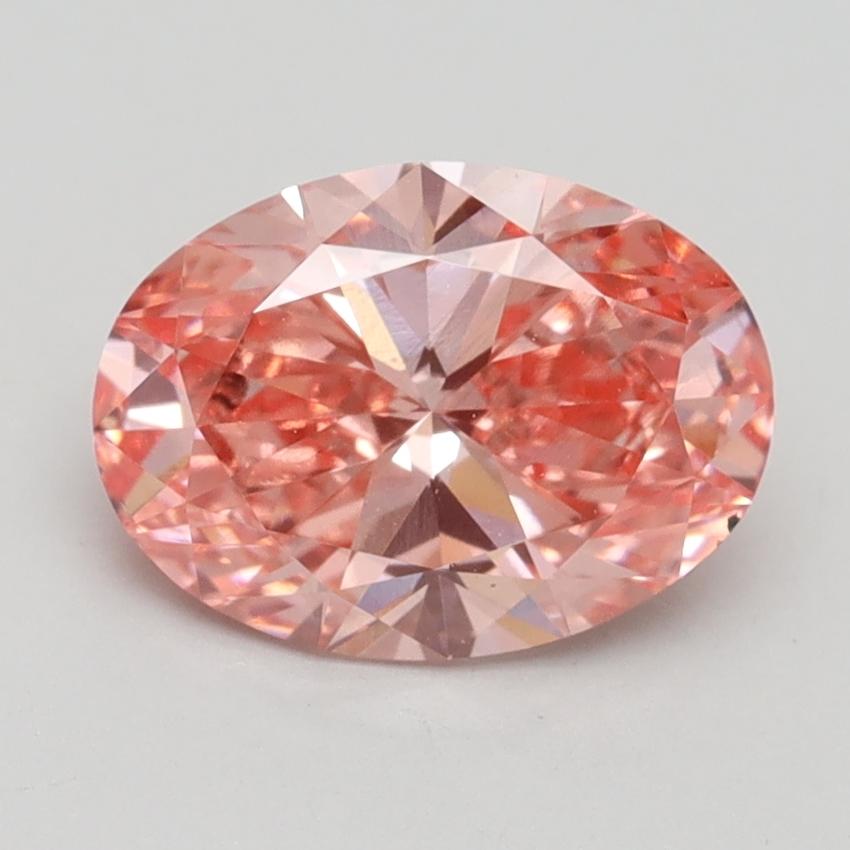 1.85 Ct. Fancy Vivid Pink Oval Lab Grown Diamond