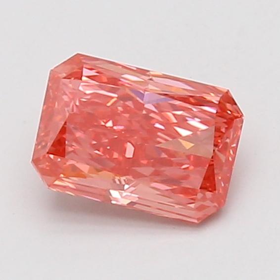 1.05 Ct. Fancy Vivid Pink Radiant Lab Grown Diamond