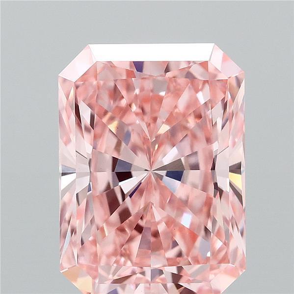 2.53 Ct. Fancy Vivid Pink Radiant Lab Grown Diamond