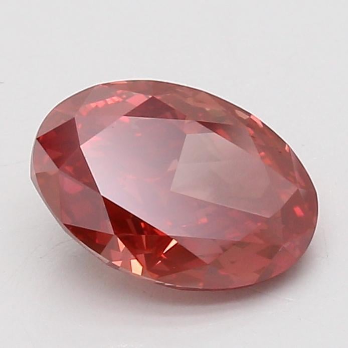 2.51 Ct. Fancy Vivid Pink Oval Lab Grown Diamond