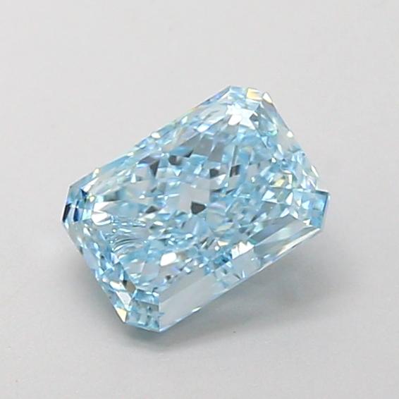 1.05 Ct. Fancy Vivid Blue Radiant Lab Grown Diamond