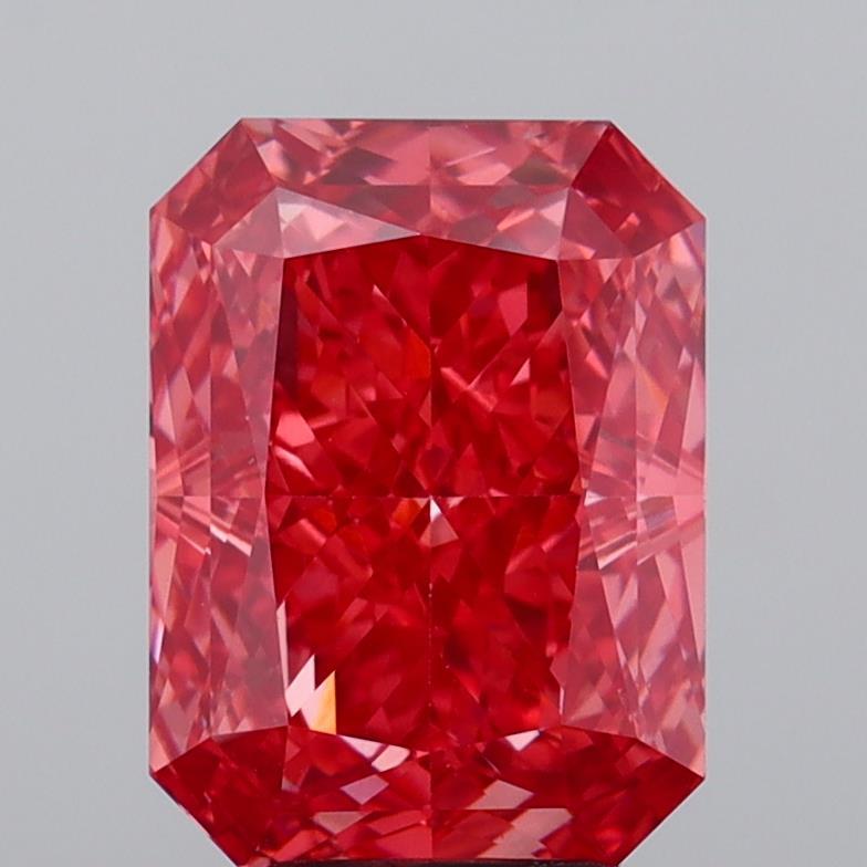 5.10 Ct. Fancy Vivid  Pink Radiant Lab Grown Diamond