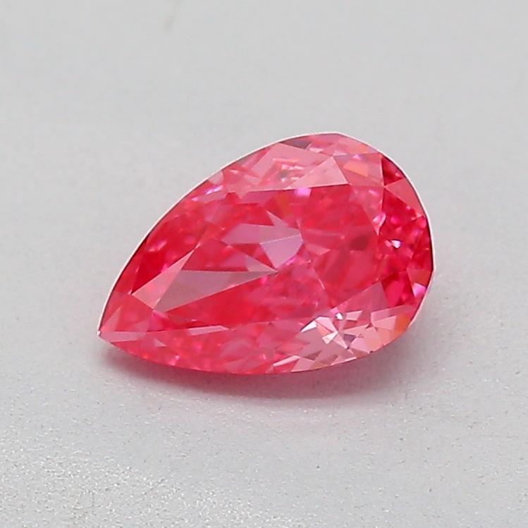 0.36 Ct. Fancy Vivid  Pink Pear Lab Grown Diamond