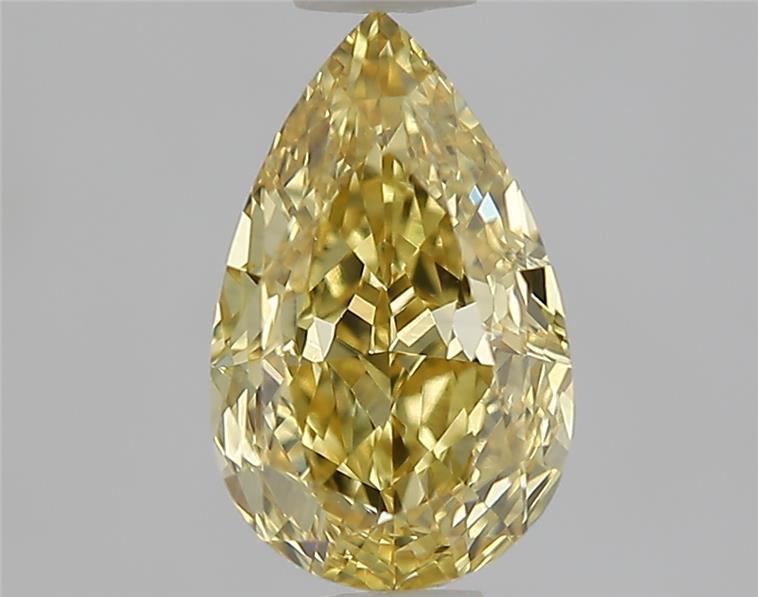 1.05 Ct. Fancy Yellow Pear Lab Grown Diamond
