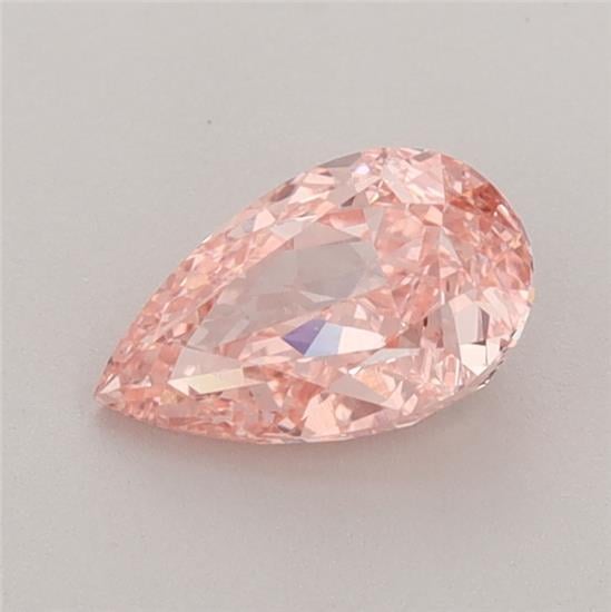 0.85 Ct. Fancy Vivid Pink Pear Lab Grown Diamond