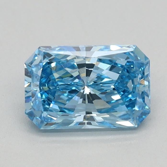 0.58 Ct. Fancy Vivid Blue Radiant Lab Grown Diamond