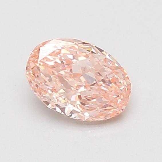 0.70 Ct. Fancy Vivid Pink Oval Lab Grown Diamond
