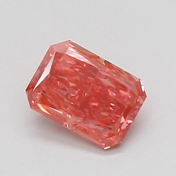 0.70 Ct. Fancy Vivid Pink Radiant Lab Grown Diamond