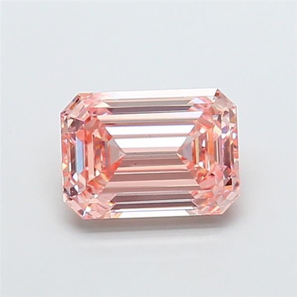 3.04 Ct. Fancy Intense  Pink Emerald Lab Grown Diamond