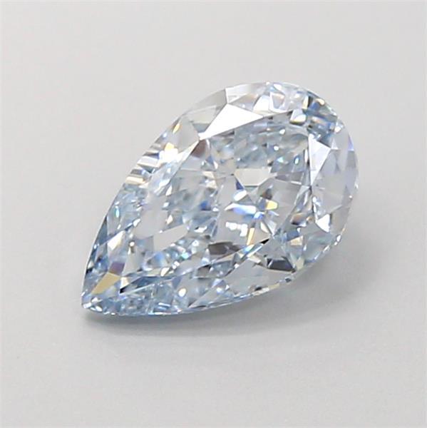 1.12 Ct. Fancy Intense Blue Pear Lab Grown Diamond