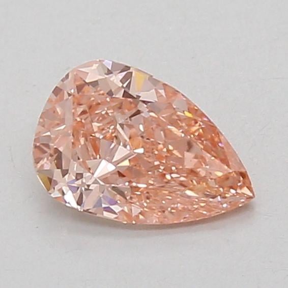 0.92 Ct. Fancy Vivid Pink Pear Lab Grown Diamond
