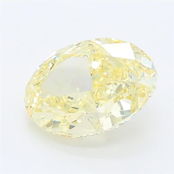 2.15 Ct. Fancy Intense Yellow Oval Lab Grown Diamond