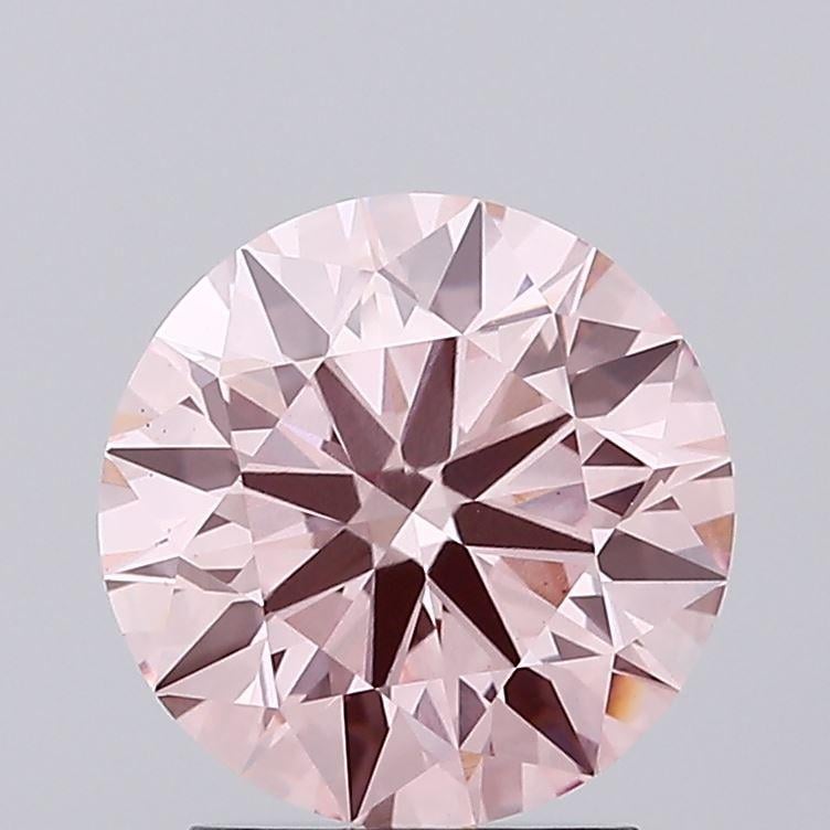 2.26 Ct. Fancy Intense Pink Round Lab Grown Diamond